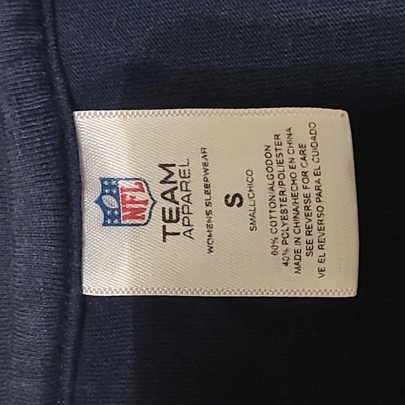 NFL Houston Texans Blue V-neck Short Sleeve Tee Shirt - Size Small - Picture 6 of 11